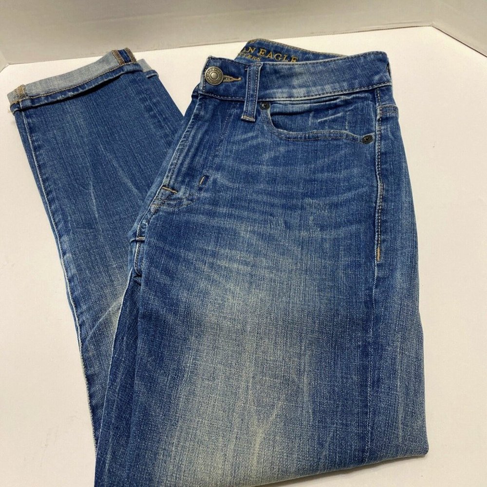 American Eagle Extreme Flex 4 Slim Taper Cuffed Jeans Men’s 26x28